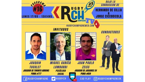 Hoy un nuevo programa de Rugby Champagne TV