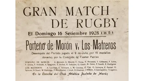 El primer partido de rugby en Morón: PORTEÑO DE MORÓN vs. ALL BOYS