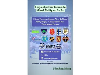 Comienza el Primer Torneo en Buenos Aires de Mixed Ability Rugby