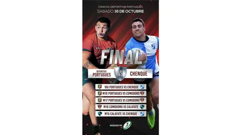 CD Portugués y Chenque RC se verán las caras en la final
