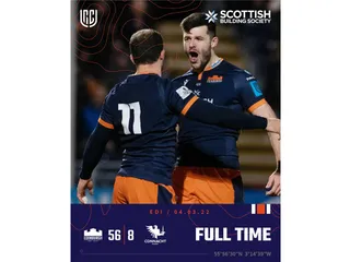 GRAN TRIUNFO DE EDINBURGH EN EL UNITED RUGBY CHAMPIONSHIP DE LA MANO DE BOFFELLI Y MOYANO