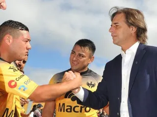 EL PRESIDENTE URUGUAYO PARTICIPÓ DE UN EVENTO DE RUGBY INCLUSIVO Y ELOGIÓ AL DEPORTE: "HICIERON UN DEPORTE PARA TODOS"