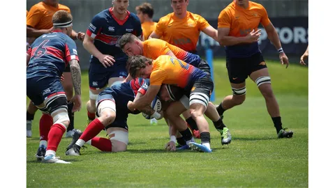 JAGUARES APABULLÓ A UBC OLD BOYS RAVENS EN EL CIERRE DE LA SLAR EXHIBITION