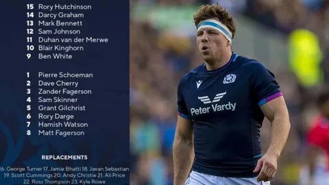 HAMISH WATSON JUGARÁ SU PARTIDO 50 EN ESCOCIA ANTE LOS PUMAS