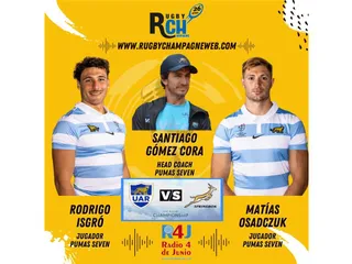 ¡INVITADOS DE LUJO! LOS PUMAS 7'S VISITAN NUESTRO PROGRAMA