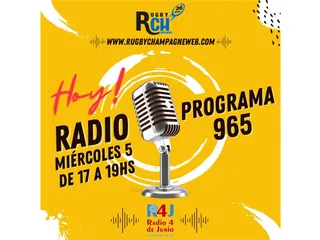 ¡RUGBY FEMENINO EN RCH RADIO! NO TE PIERDAS OTRO MARAVILLOSO PROGRAMA