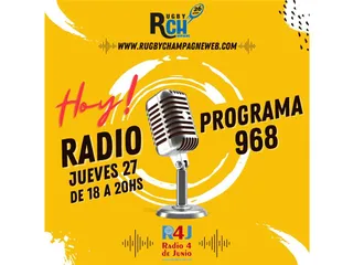 RCH RADIO: CUATRO INVITADOS DE LUJO EN UNA TARDE A PURO RUGBY