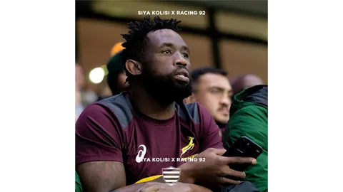 SIYA KOLISI JUGARÁ EN RACING 92 TRAS EL MUNDIAL