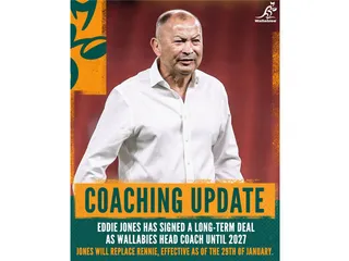 AUSTRALIA DESPIDIÓ A DAVID RENNIE Y ANUNCIÓ A EDDIE JONES COMO SU REEMPLAZANTE