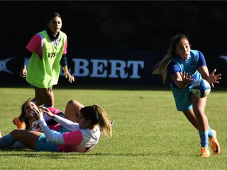 LAS IMÁGENES DEL ENTRENAMIENTO DE LAS YAGUARETÉS