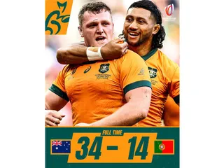 AUSTRALIA LE GANÓ A PORTUGAL CON BONUS Y ESPERA UN MILAGRO PARA CLASIFICAR
