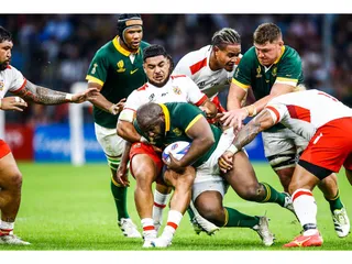 SUDÁFRICA DERROTÓ A TONGA Y SE CLASIFICÓ PARA LOS CUARTOS DE FINAL