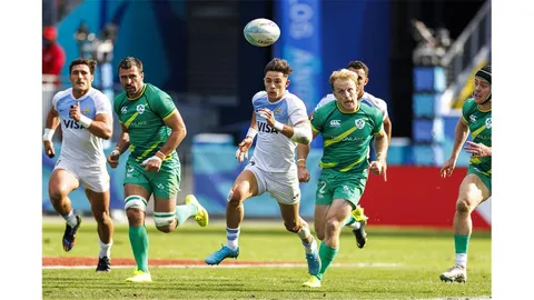 LOS PUMAS NO PUDIERON CON IRLANDA Y SE QUEDARON EN EL CAMINO EN LOS SEVEN DE LOS ÁNGELES