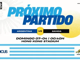 EN LA MADRUGADA DEL DOMINGO LOS PUMAS SEVEN VAN POR EL NOVENO PUESTO ANTE SAMOA