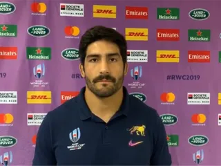 Rodrigo Bruni: "Estoy contento por ponerme la camiseta de Los Pumas nuevamente"