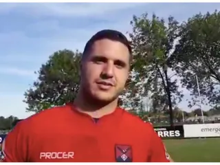 Lucas Mensa: "Sabíamos que nos iban a plantear un partido así de duro"