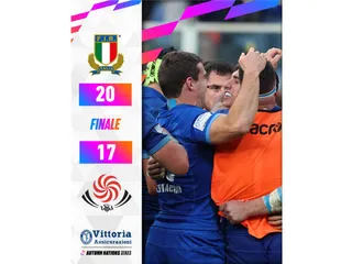 ITALIA LE GANÓ CON LO JUSTO A GEORGIA