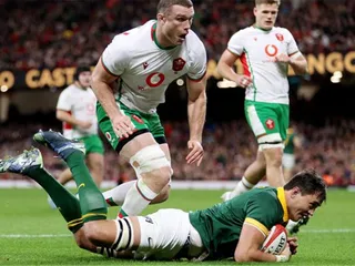LOS SPRINGBOKS ACENTUARON EL MAL MOMENTO DE GALES CON OTRA GOLEADA