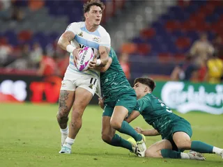 GOLEADA DE LOS PUMAS 7S ANTE IRLANDA EN EL INICIO DEL TORNEO DE HONG KONG