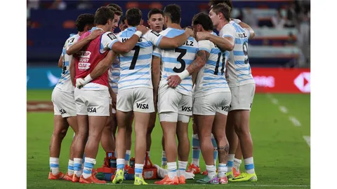 LOS PUMAS 7S CON RÉCORD DE PUNTOS LE GANARON A ESTADOS UNIDOS Y YA ESTÁN EN LOS CUARTOS DE FINAL EN HONG KONG
