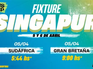 SE DEFINIERON LOS HORARIOS DEL SEVEN DE SINGAPUR PARA LOS PUMAS 7S