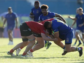 DOGOS XV GOLEÓ SIN ATENUANTES A COBRAS BRASIL RUGBY Y SE AFIANZA EN LOS PRIMEROS PUESTOS