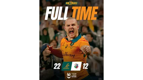 LOS WALLABIES DERROTARON A LOS BRITISH & IRISH LIONS EN EL CIERRE DE LA GIRA POR AUSTRALIA