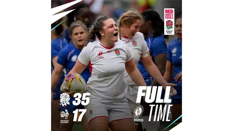 LAS CHICAS DE INGLATERRA VENCIERON A FRANCIA Y SERÁN LAS RIVALES DE CANADÁ EN LA FINAL DEL MUNDIAL FEMENINO
