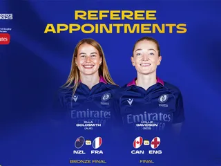 HOLLIE DAVIDSON SERÁ LA REFERÍ DE LA FINAL DE LA RUGBY WORLD CUP FEMENINA 2025