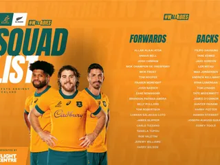 AUSTRALIA CON EL PLANTEL CONFIRMADO PARA MEDIRSE ANTE LOS ALL BLACKS