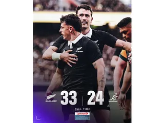 NUEVA ZELANDA LE GANÓ A AUSTRALIA Y QUIERE QUEDARSE CON EL RUGBY CHAMPIONSHIP