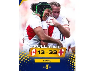 INGLATERRA ES EL CAMPEÓN DEL MUNDO FEMENINO, EN SU PAÍS DERROTÓ A CANADÁ POR 33 A 13