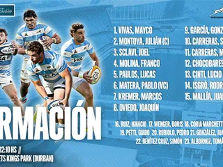 LOS PUMAS VAN POR LA HAZAÑA, EN LA CASA DEL CAMPEÓN DEL MUNDO, ANTE SUDÁFRICA