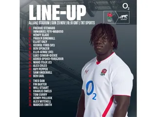 NUEVA VARIANTE EN INGLATERRA, SE LESIONÓ DINGWALL E INGRESA MAX OJOMOH, PARA RECIBIR EL DOMINGO A LOS PUMAS