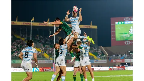 LOS PUMAS 7s PERDIERON LA FINAL ANTE SUDÁFRICA Y SE QUEDARON CON LA MEDALLA DE PLATA