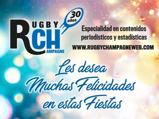 FELIZ AÑO NUEVO LES DESEA EL EQUIPO DE RUGBY CHAMPAGNE