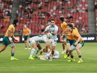 LOS PUMAS 7S CAYERON FRENTE A AUSTRALIA EN EL DEBUT EN SINGAPUR