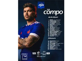 FRANCIA BUSCARÁ SEGUIR SIENDO EL LIDER DEL 6N, SE ENFRENTA A ITALIA EN EL CIERRE DE LA TERCERA FECHA