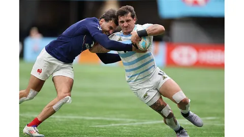 GRAN VICTORIA DE LOS PUMAS 7S ANTE FRANCIA PARA TOMARSE REVANCHA Y QUEDARSE CON EL QUINTO LUGAR EN VANCOUVER