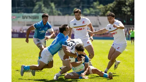 LOS TEROS 7S LE GANARON A BÉLGICA Y SE CLASIFICARON PARA JUGAR LAS FINALES EN BUSCA DEL CIRCUITO MUNDIAL