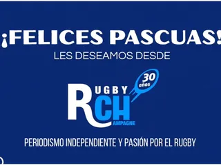 FELICES PASCUAS LES DESEA TODO EL EQUIPO DE RUGBY CHAMPAGNE