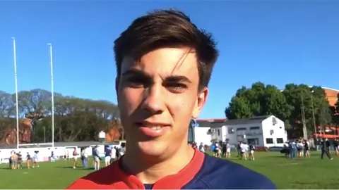 Facundo Naranjo: "Esto lo soñé desde que empecé a jugar en el club"