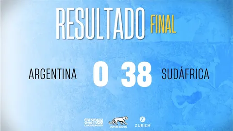 DURA E INESPERADA DERROTA PARA LOS PUMAS 7S ANTE SUDÁFRICA