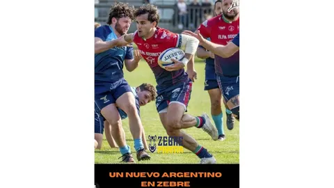 PATRICIO BARONIO FUE ANUNCIADO COMO NUEVO JUGADOR DEL ZEBRE ITALIANO