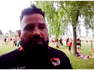 Ángel Delgado: "El partido fue muy parejo y pudo haber sido para cualquiera de los dos"