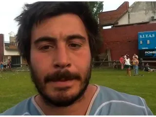 Santiago Alo: "Lo ganamos porque hicimos un buen partido y porque nos lo merecíamos"