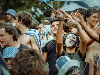 Las imágenes de los festejos de San Carlos tras vencer a Manuel Belgrano