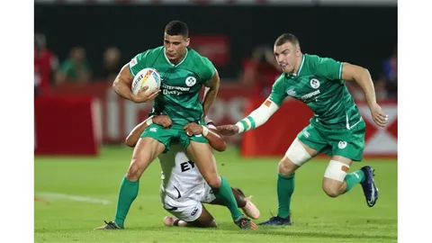 Jordon Conroy fue el goleador y el tryman del Seven de Dubai