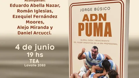 JORGE BÚSICO PRESENTÓ SU NUEVO LIBRO "ADN PUMA"