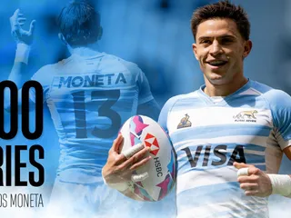 MARCOS MONETA, EL HOMBRE RÉCORD DEL SEVEN. APOYÓ ONCE TRIES EN UNA SOLA ETAPA, FUE EL TRYMAN DE LA TEMPORADA CON 47 CONQUISTAS, Y SUPERÓ LOS 200 EN EL CIRCUITO MUNDIAL